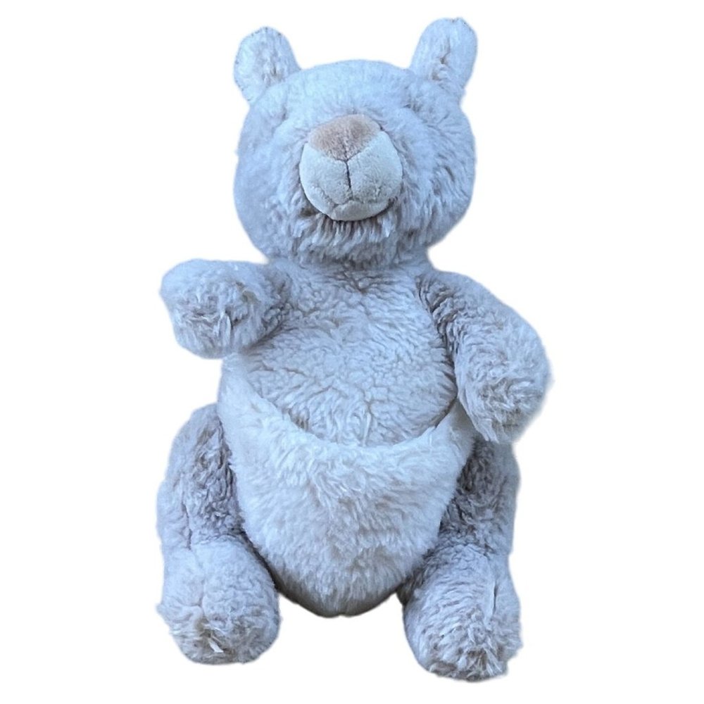 Baby Gund Oh So Soft Kangaroo Plush Toy Comfort Lovey Stuffed Animal 10”